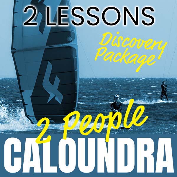 2 People, 2x Lessons - Discovery Kitesurfing Package at Caloundra