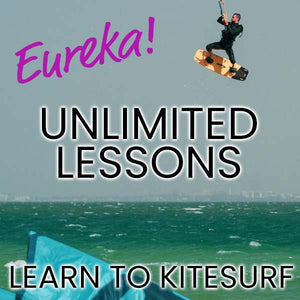 Unlimited lessons!* Eureka Learn to Kite Program